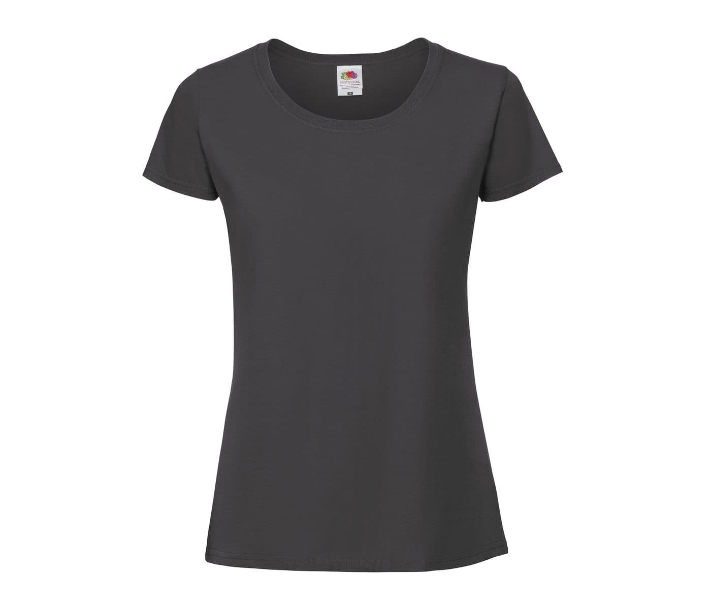 LADIES ICONIC 195 RINGSPUN PREMIUM T coloris Graphite clair