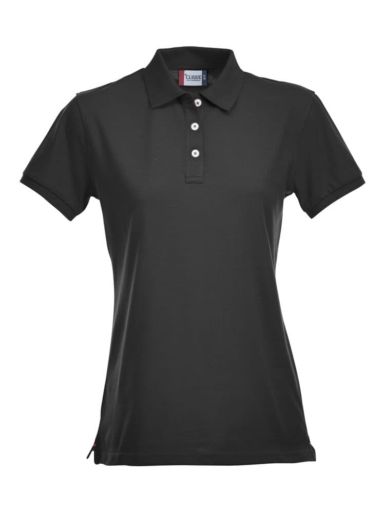 Clique Stretch Premium Polo Women coloris Noir