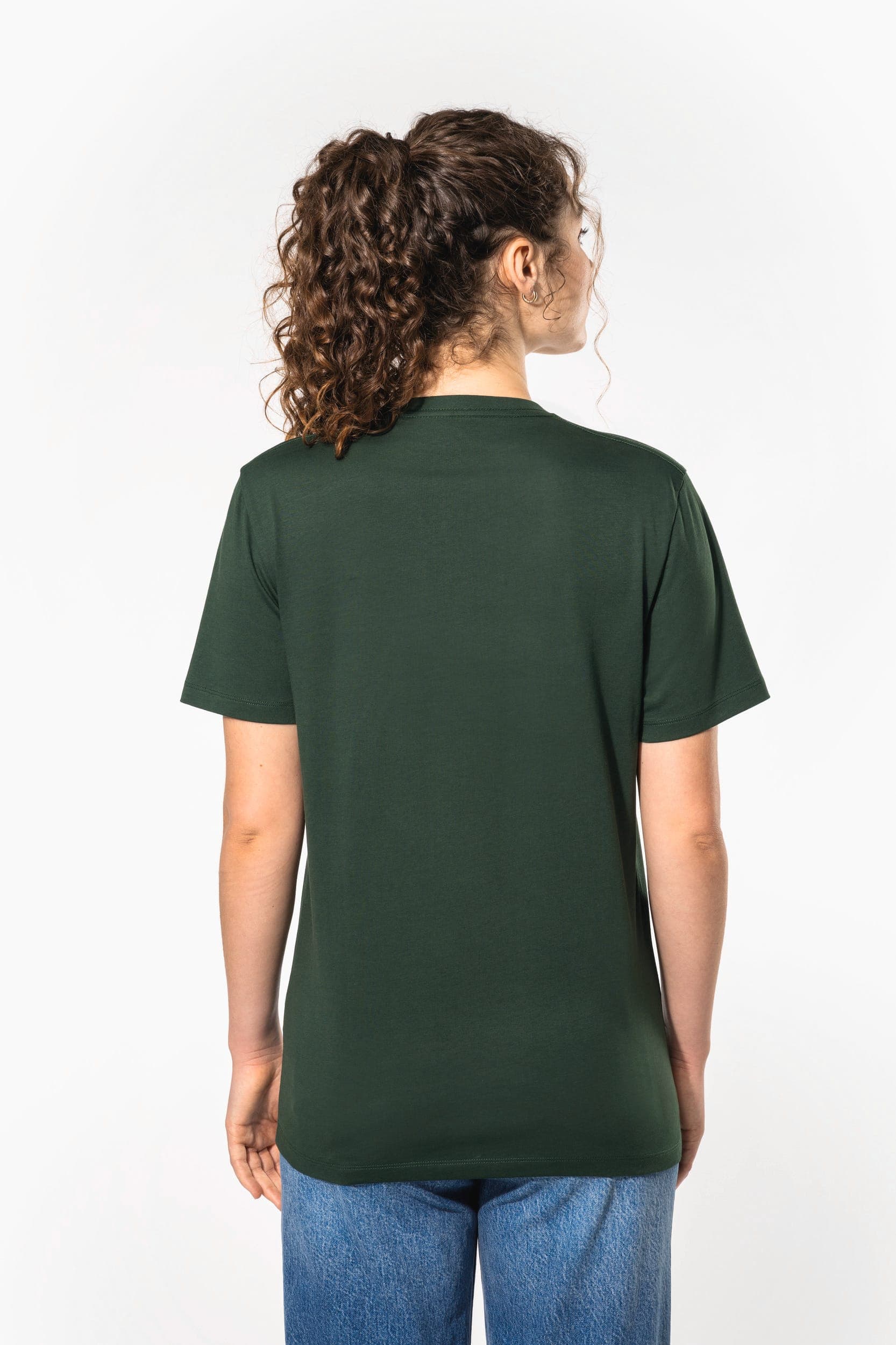 T-shirt manches courtes col rond unisexe en situation