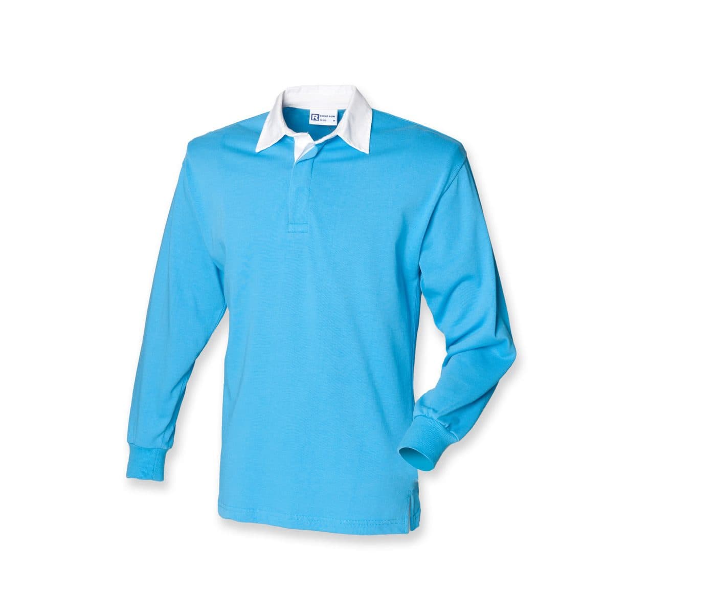 CLASSIC RUGBY SHIRT coloris Bleu surf / Blanc