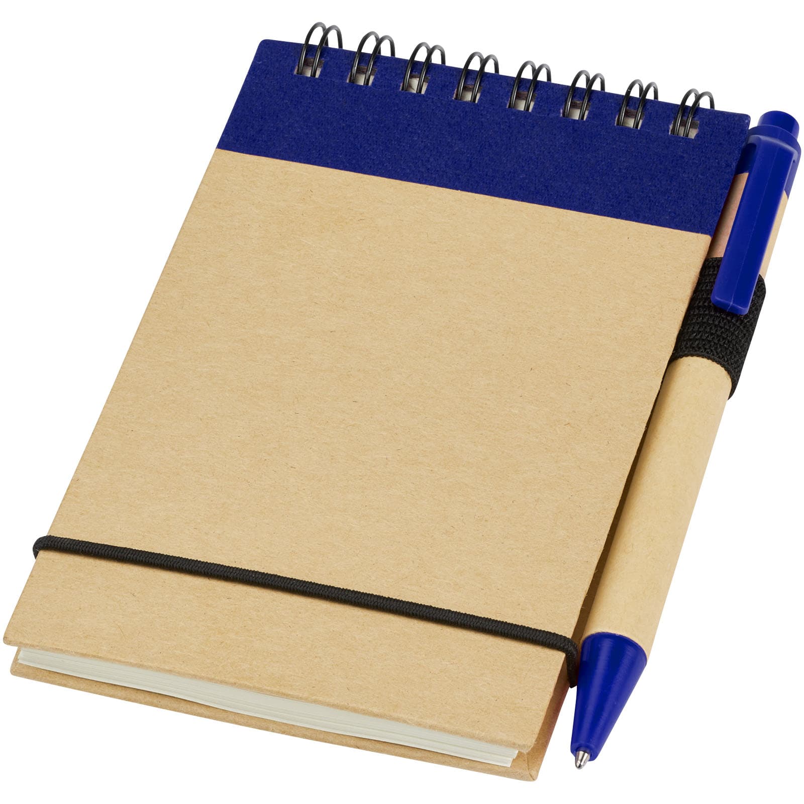 Bloc-notes recyclé format A7 avec stylo Zuse coloris Naturel