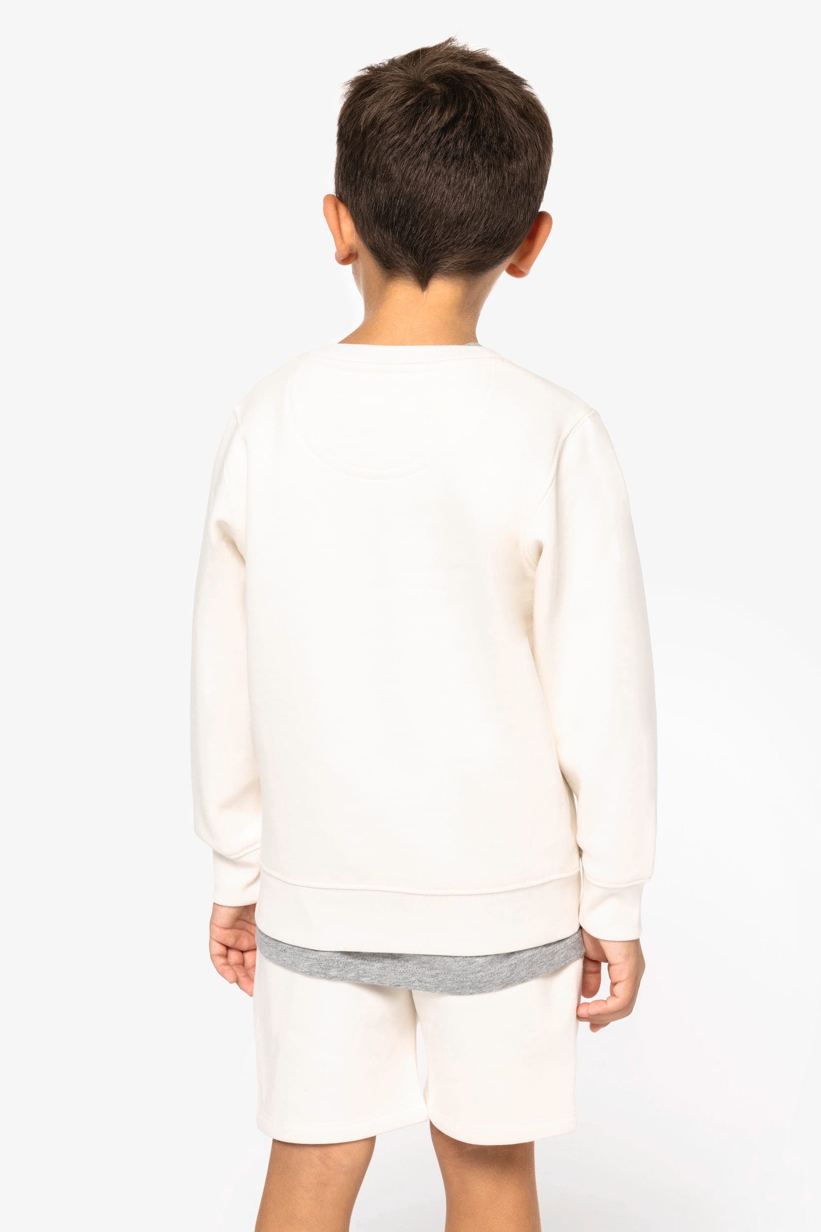 Sweat-shirt écoresponsable à col rond enfant en situation