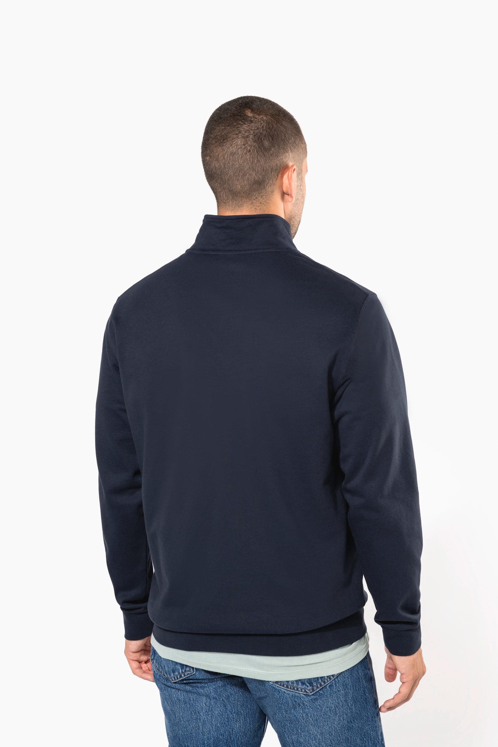 Veste molleton zippée homme en situation