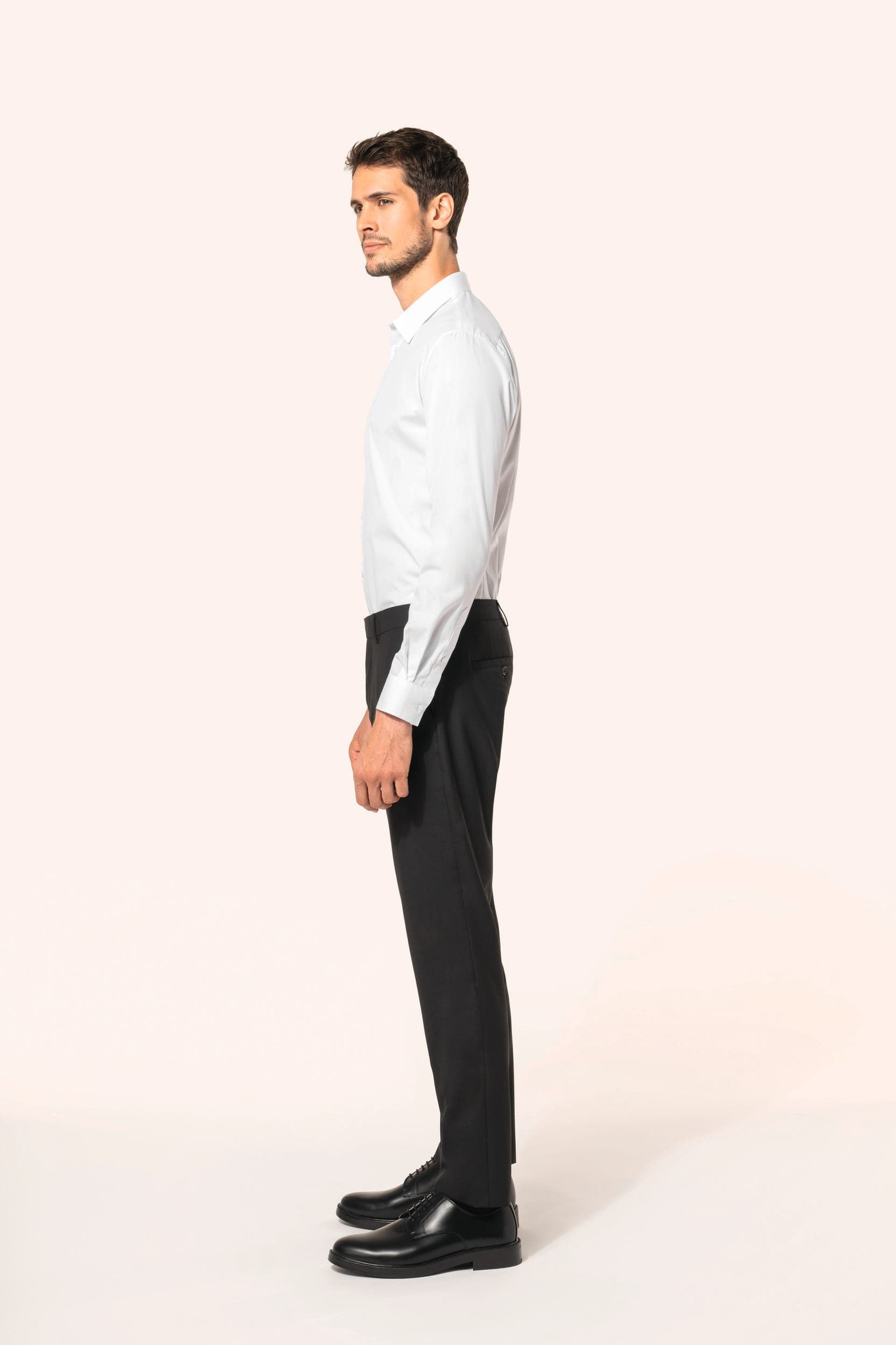 Chemise popeline en coton Supima® homme en situation