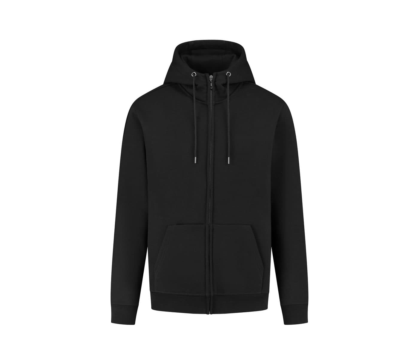 ORGANIC COTTON ZIPPED HOODIE