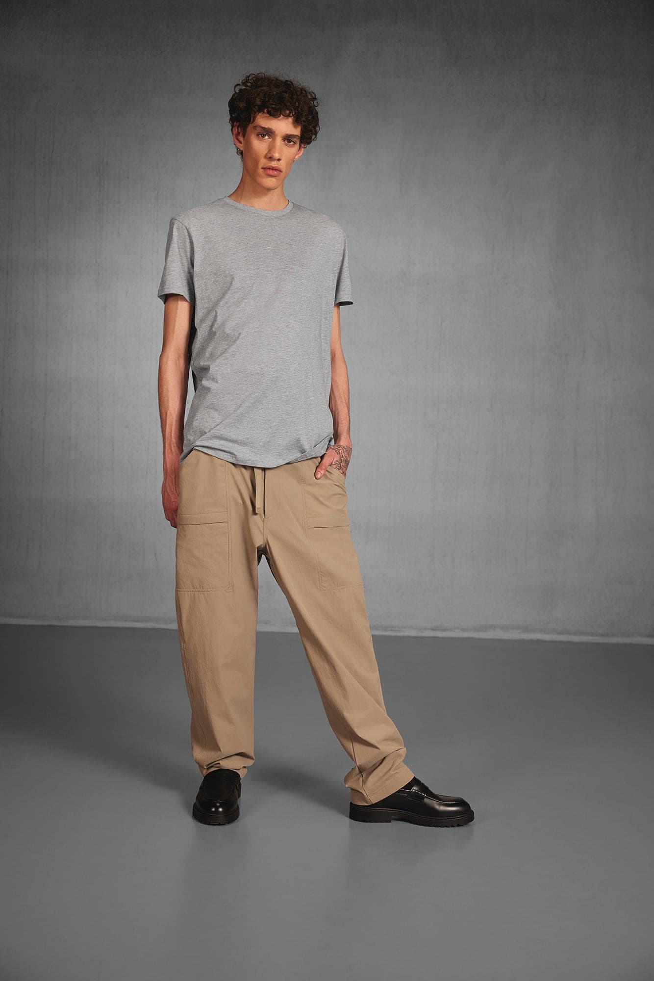T-shirt Organic Inspire col rond Homme en situation