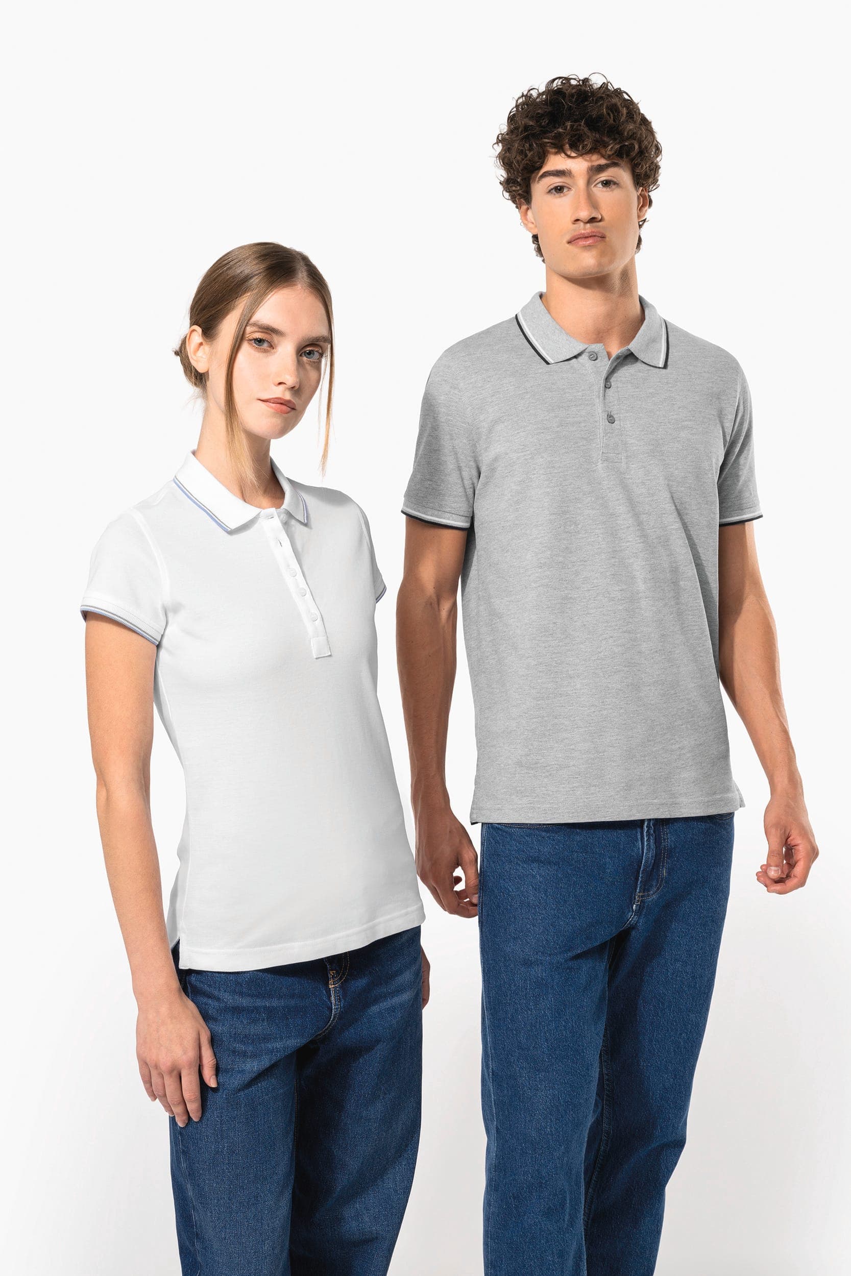 Polo maille piquée manches courtes homme en situation