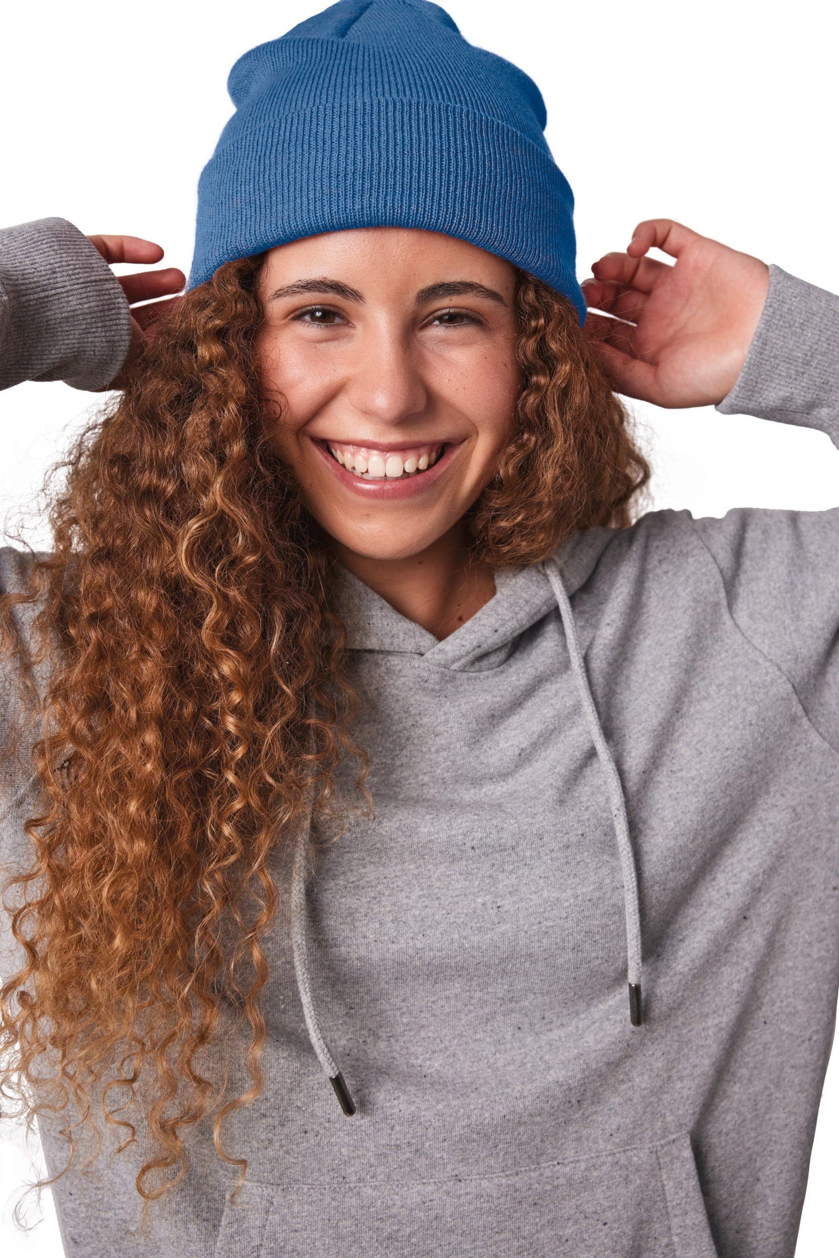 Bonnet tricoté en situation