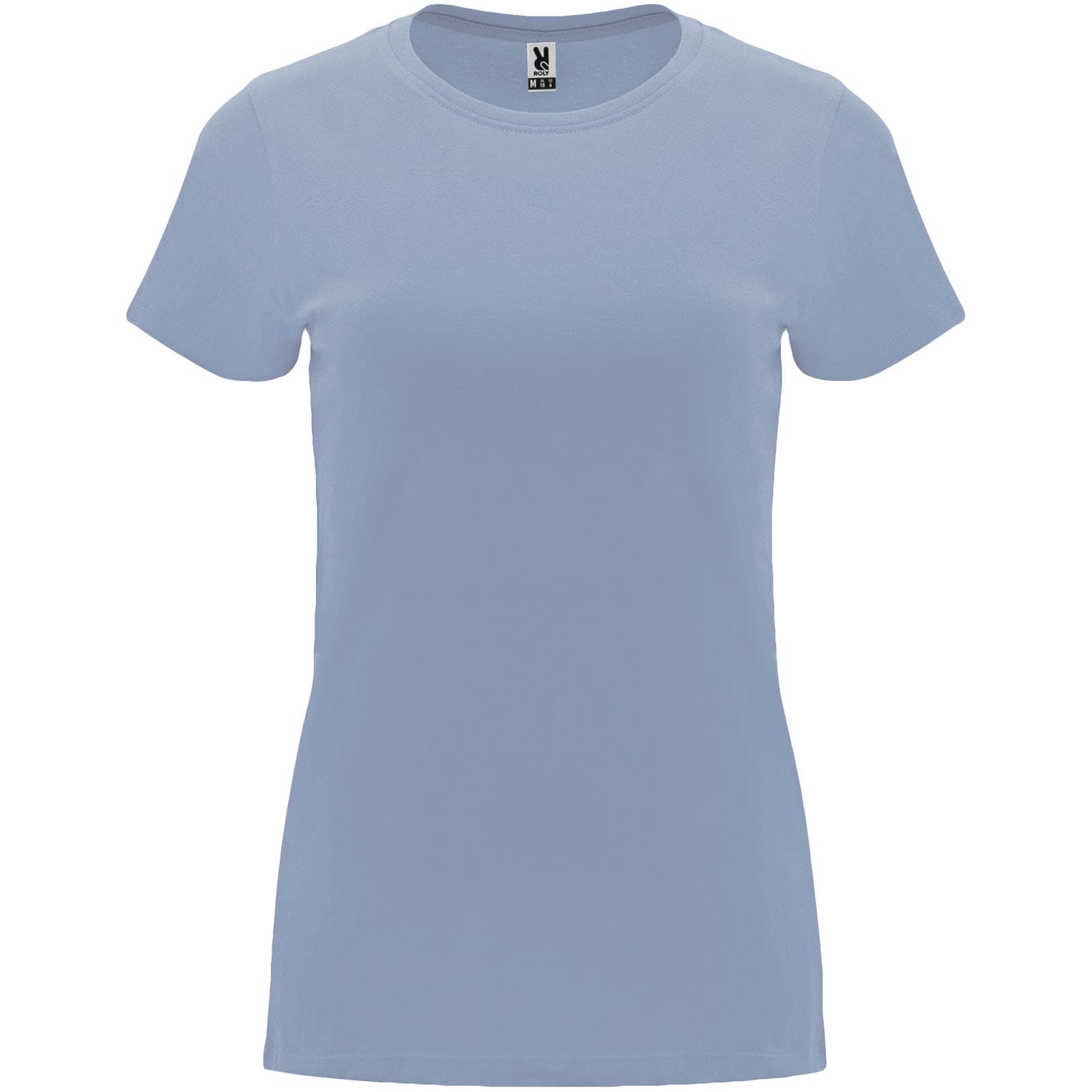 T-shirt de 170 g/m² Capri à manches courtes pour femme coloris Bleu zen