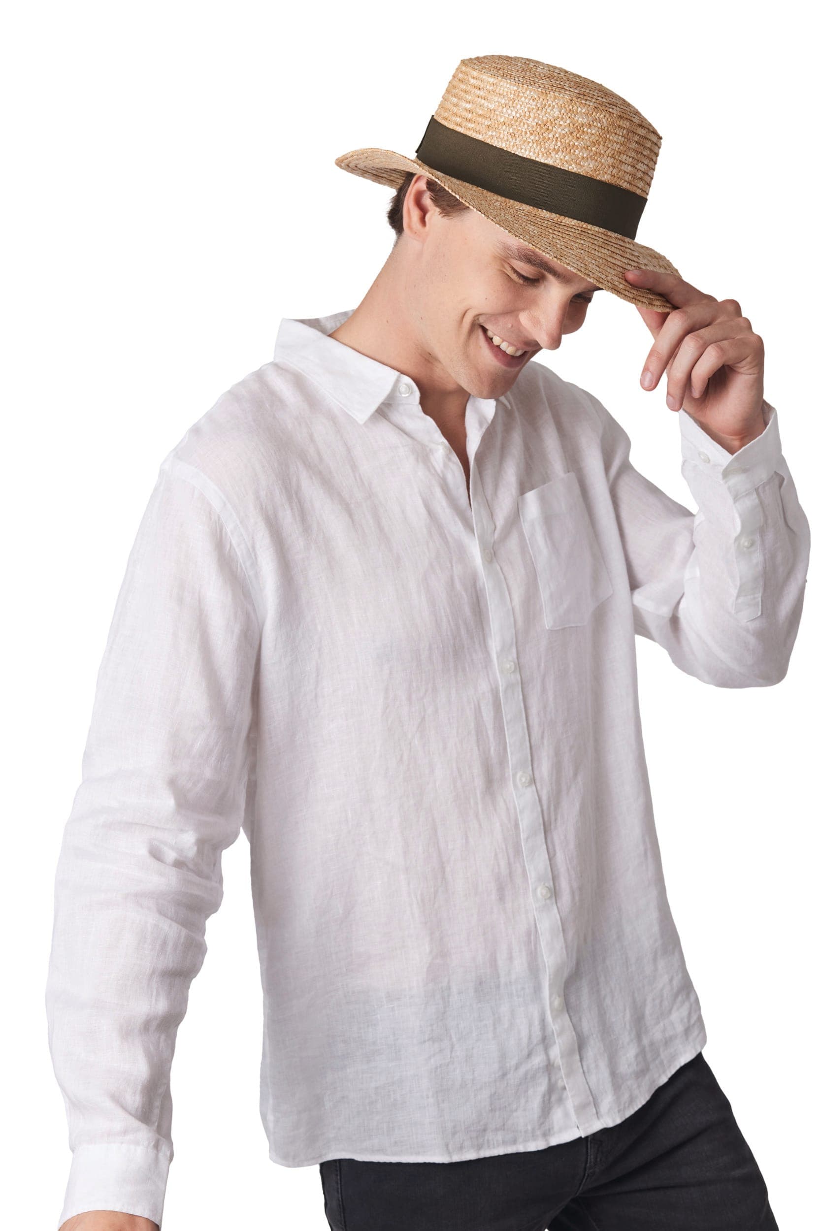 Chapeau Canotier en situation