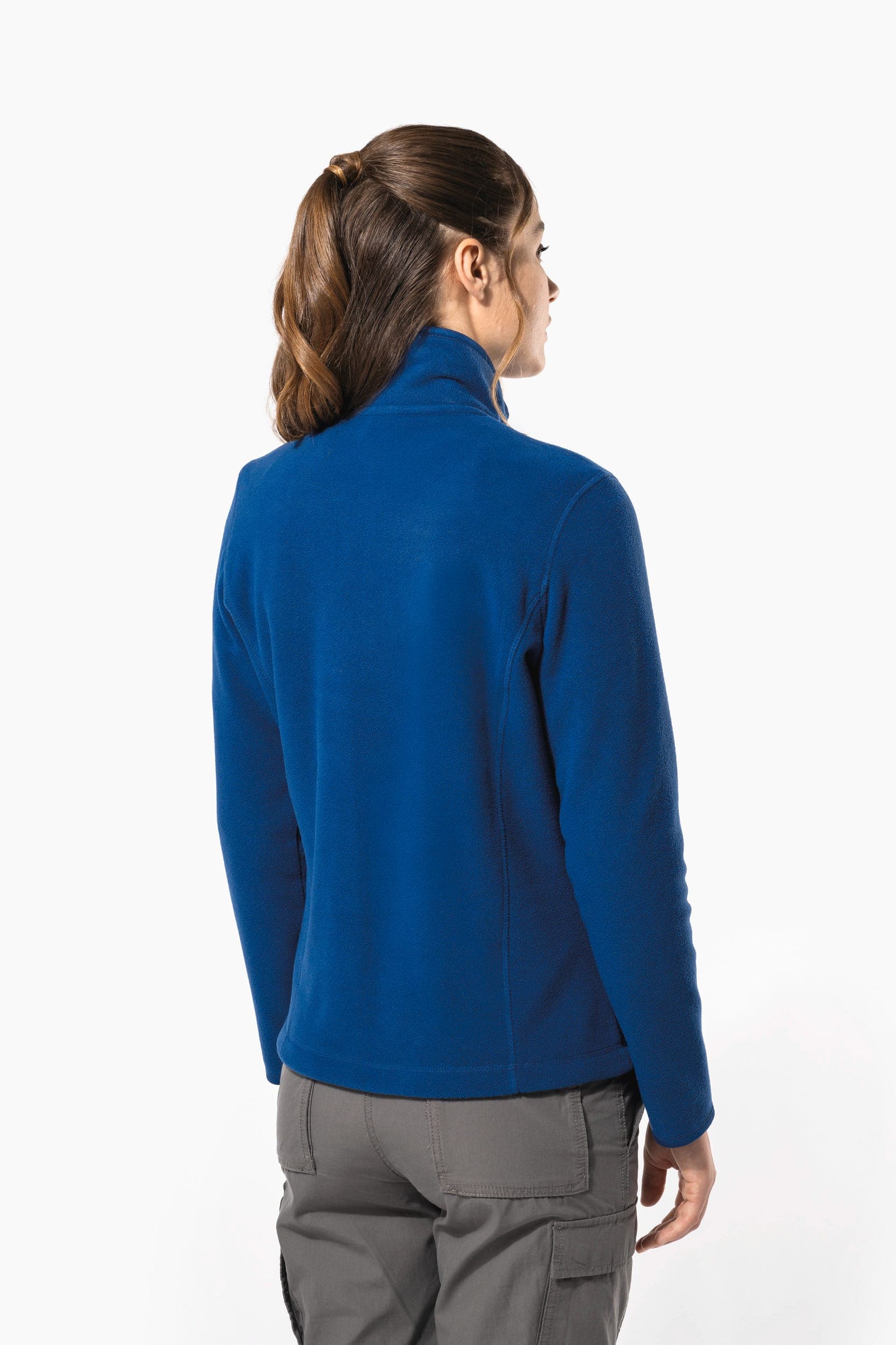 Veste micropolaire zippée femme en situation