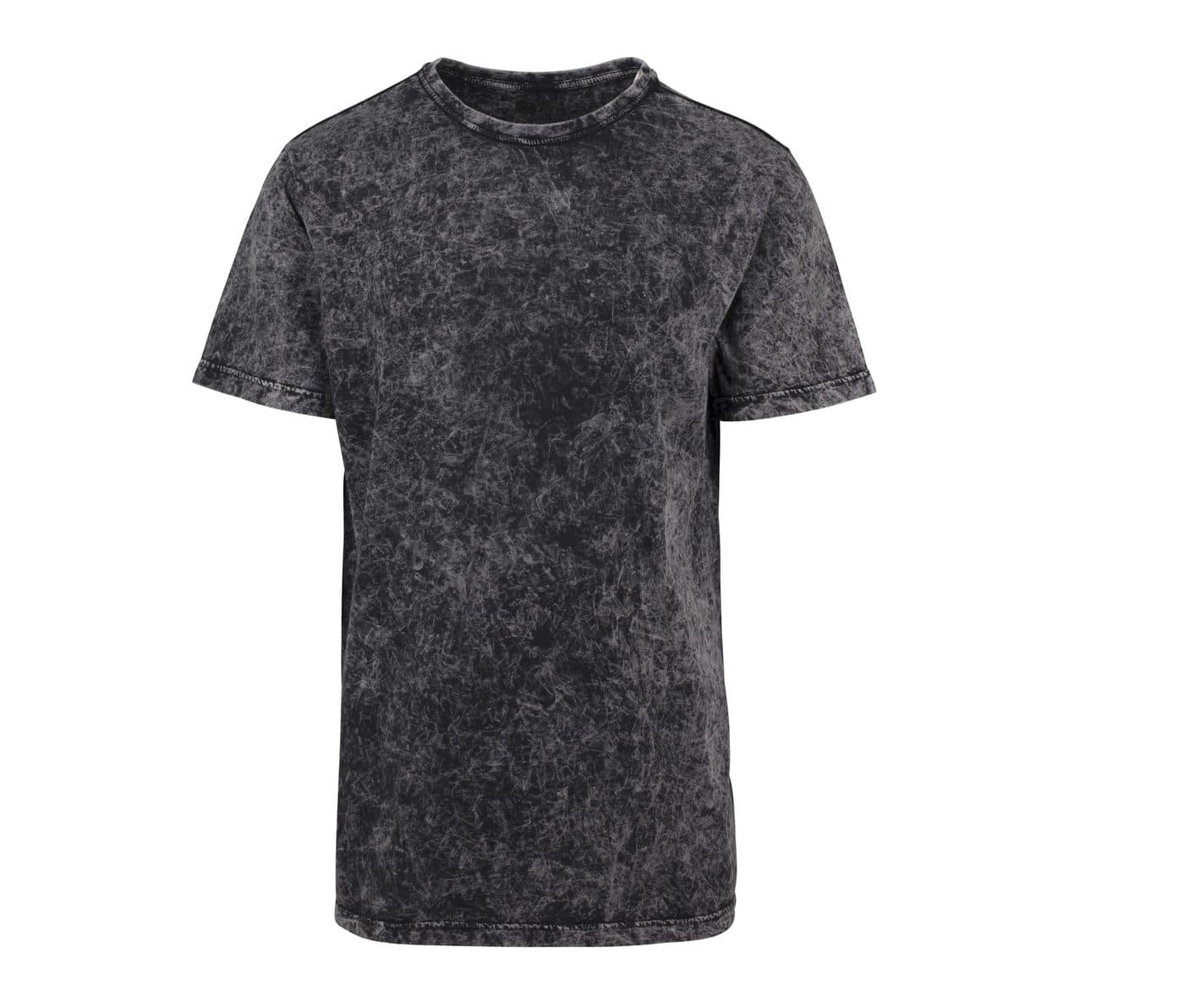 ACID WASHED TEE coloris Gris foncé / Blanc