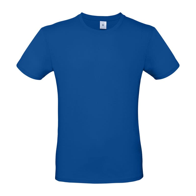 B&C #E150 UNISEX T-SHIRT coloris Bleu roi