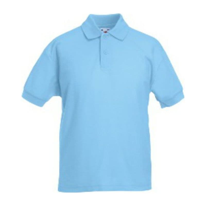 KIDS 65/35 POLO coloris Bleu ciel