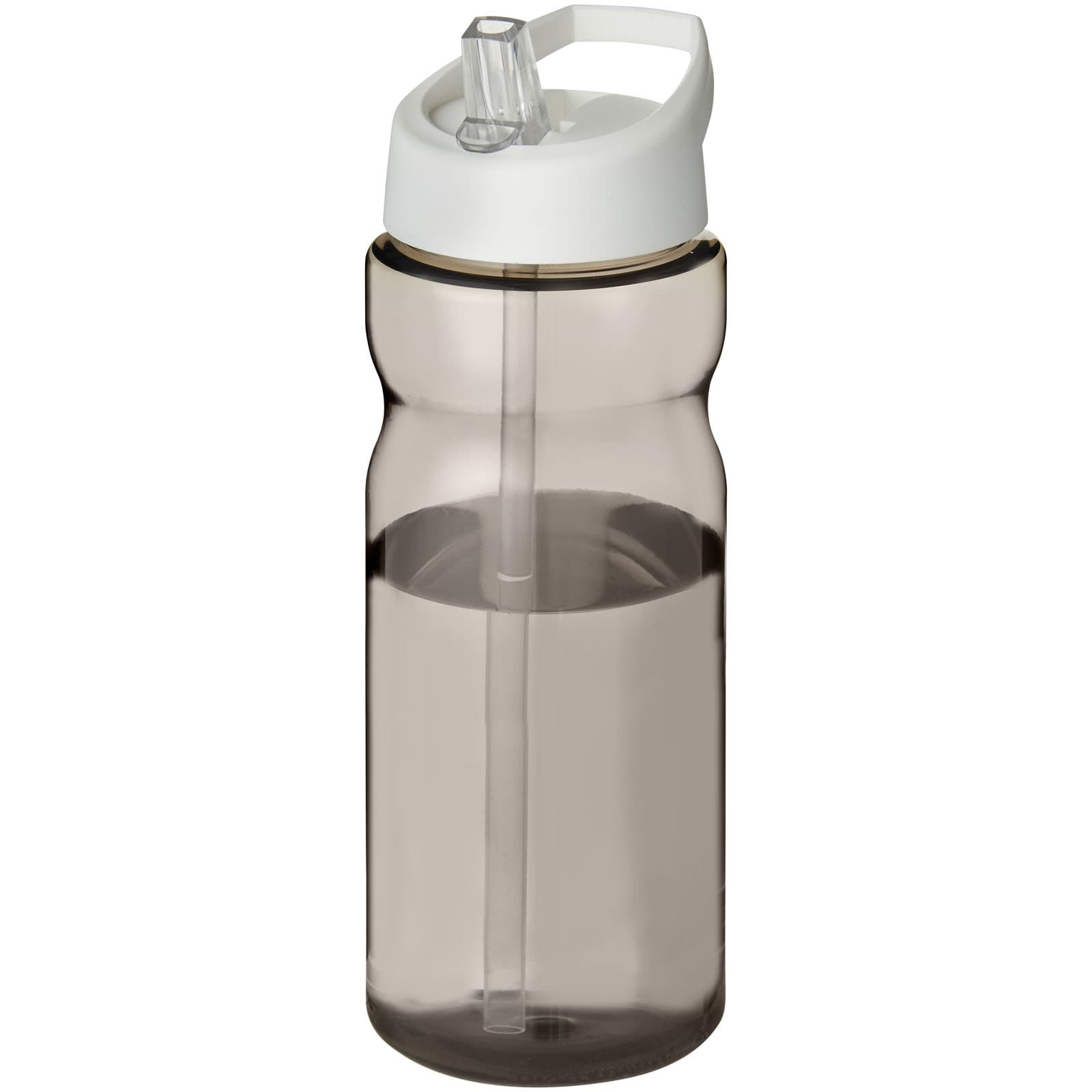 Bouteille de sport H2O Active® Base 650ml avec couvercle à goulot coloris Charbon