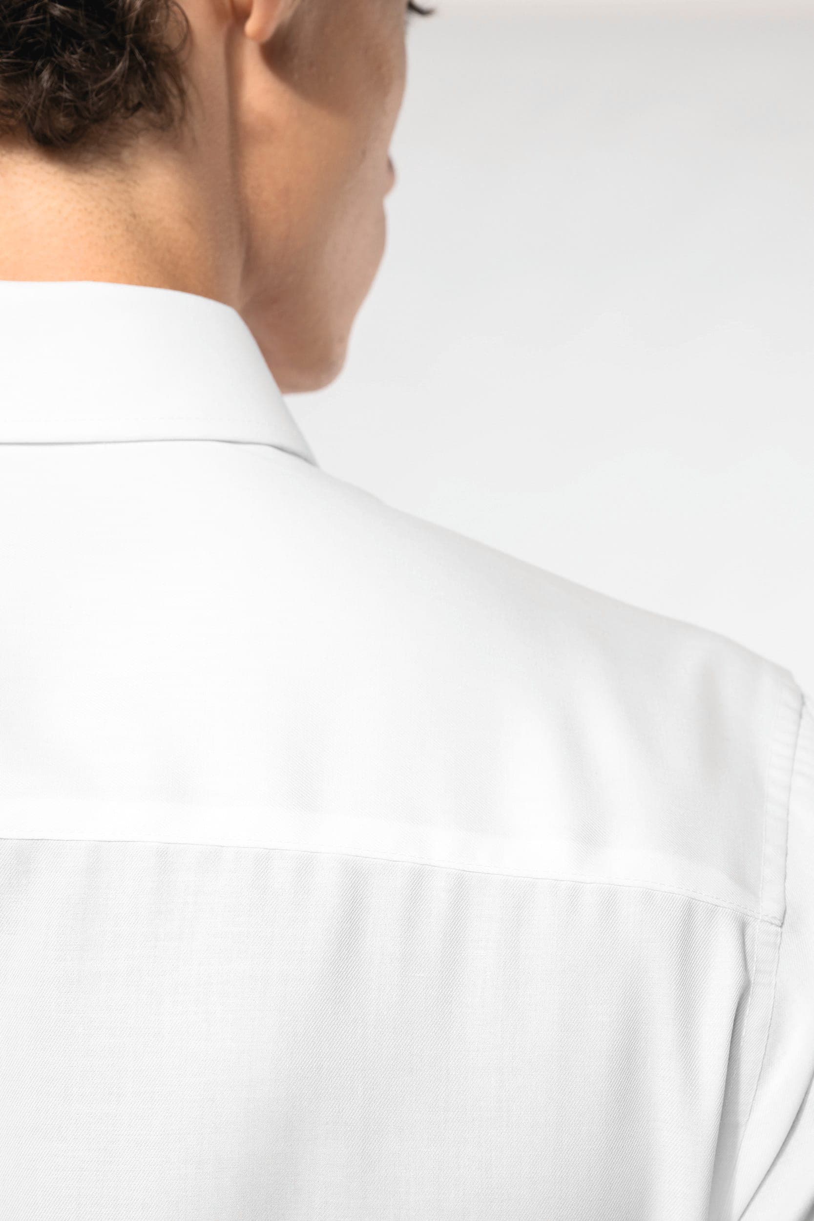 Chemise manches longues sans repassage en situation