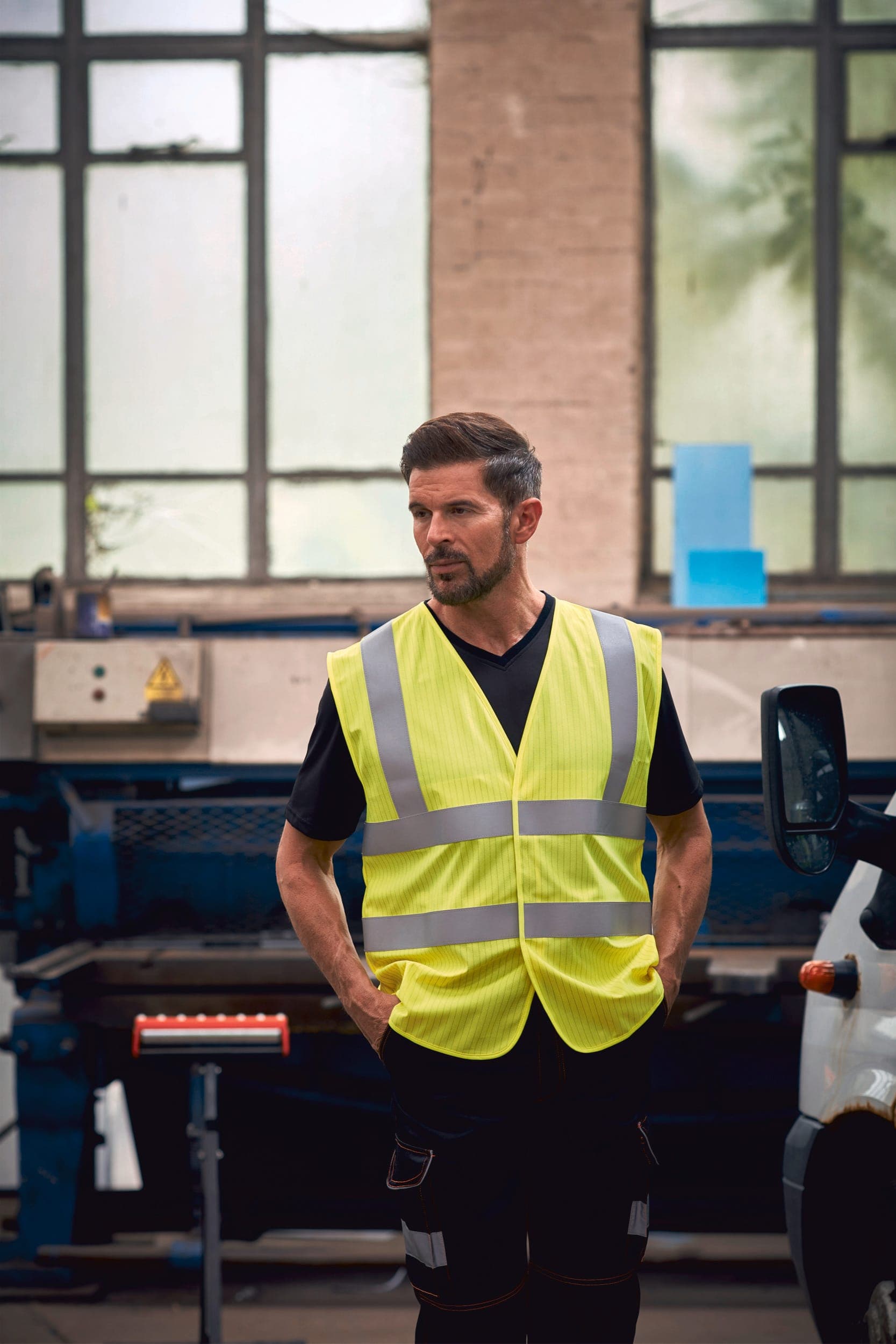 Gilet haute visibilité, LSF (chaleur et flamme) & antistatique en situation