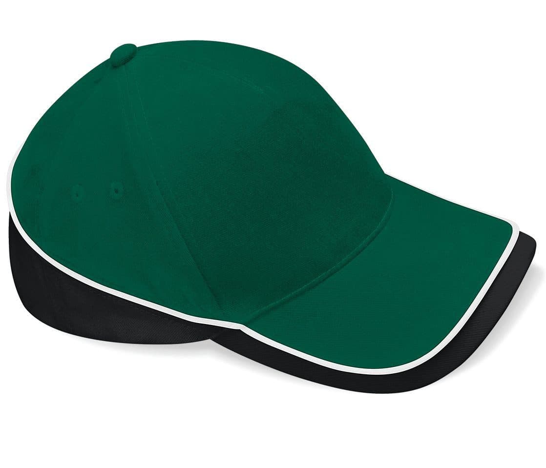 TEAMWEAR COMPETITION CAP coloris Vert bouteille / Noir / Blanc