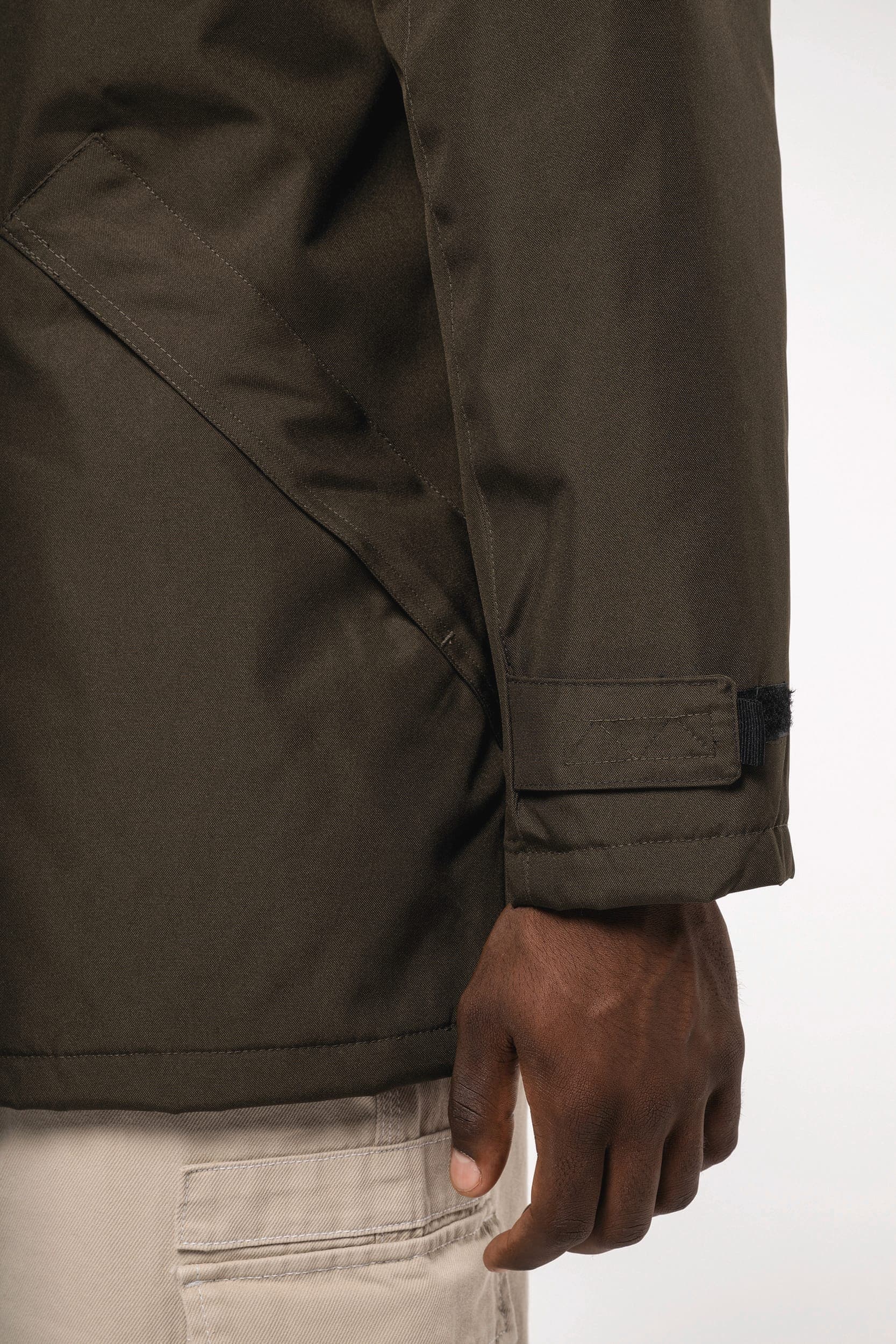 Parka doublure matelassée en situation