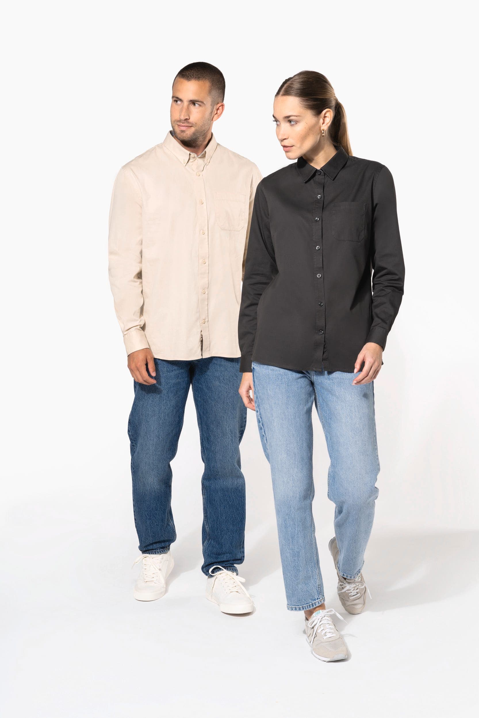 Chemise coton manches longues Nevada homme en situation