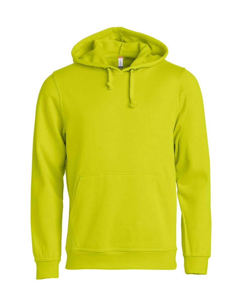 Clique Basic Hoody coloris Vert haute visibilité