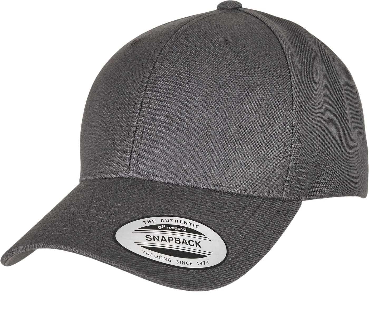 PREMIUM CURVED VISOR SNAPBACK CAP coloris Gris foncé