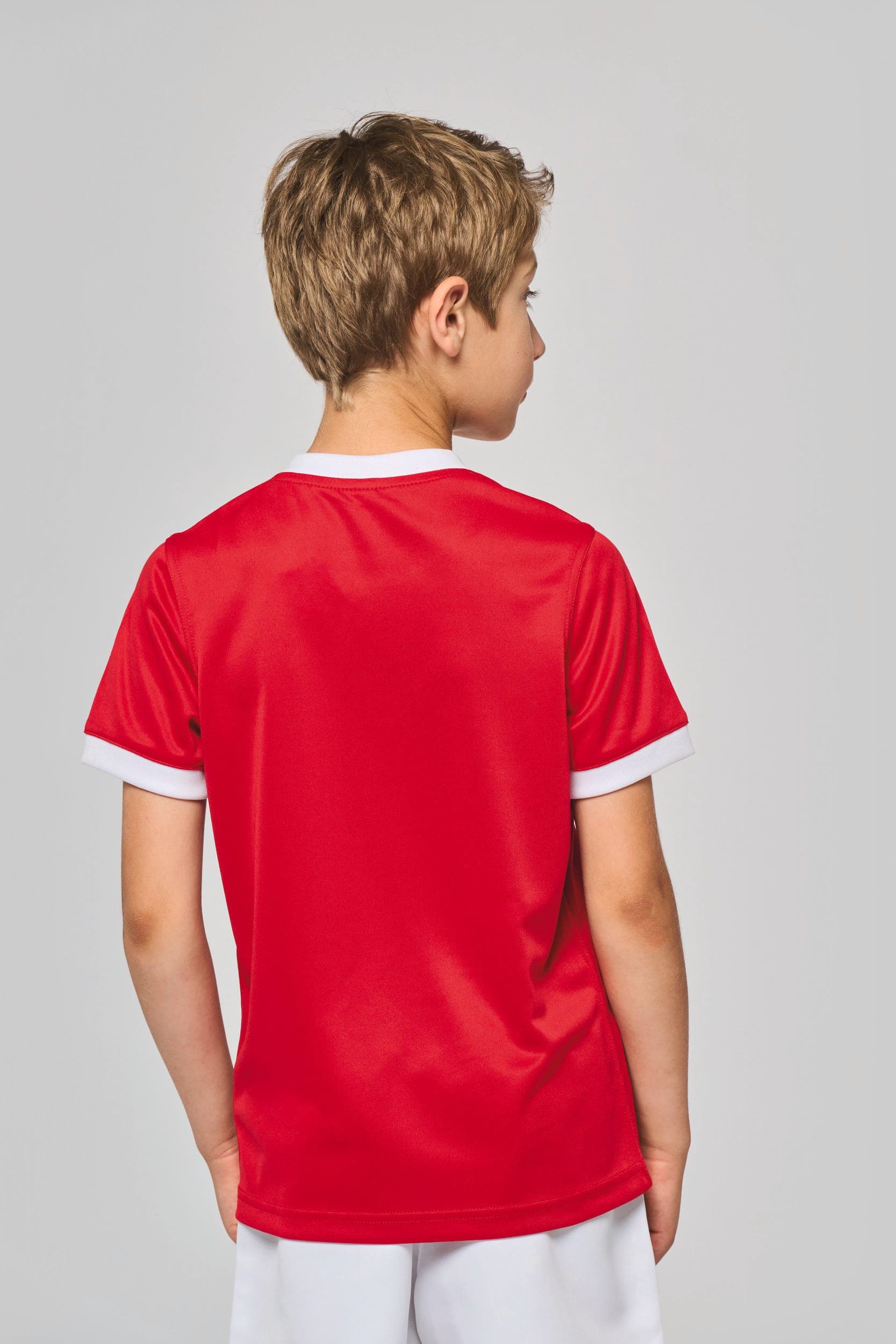 Maillot de rugby manches courtes enfant en situation