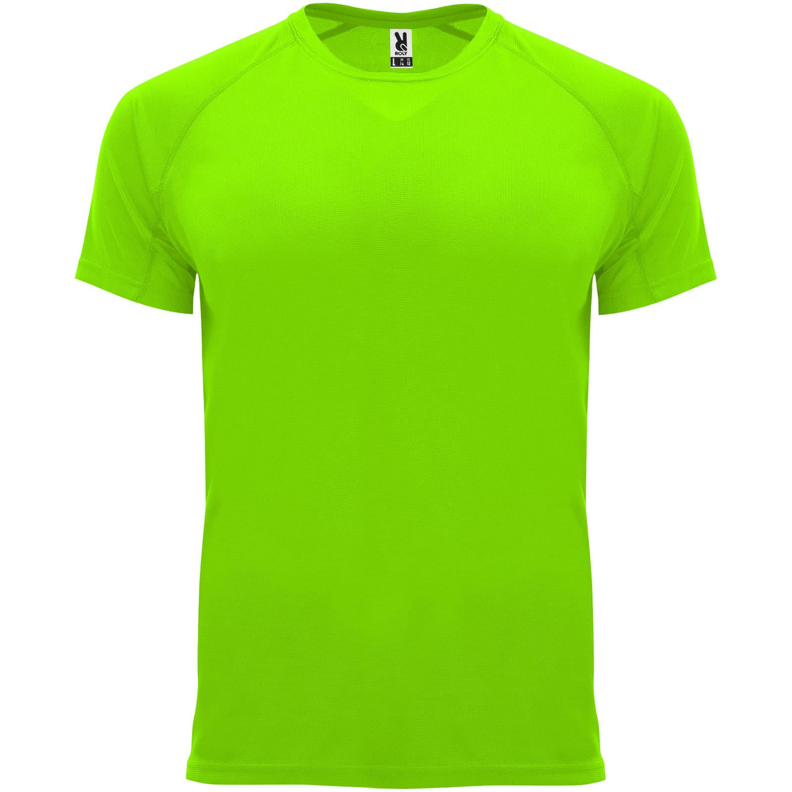 T-shirt de sport de 135 g/m² Bahrain à manches courtes pour enfant coloris Vert fluo