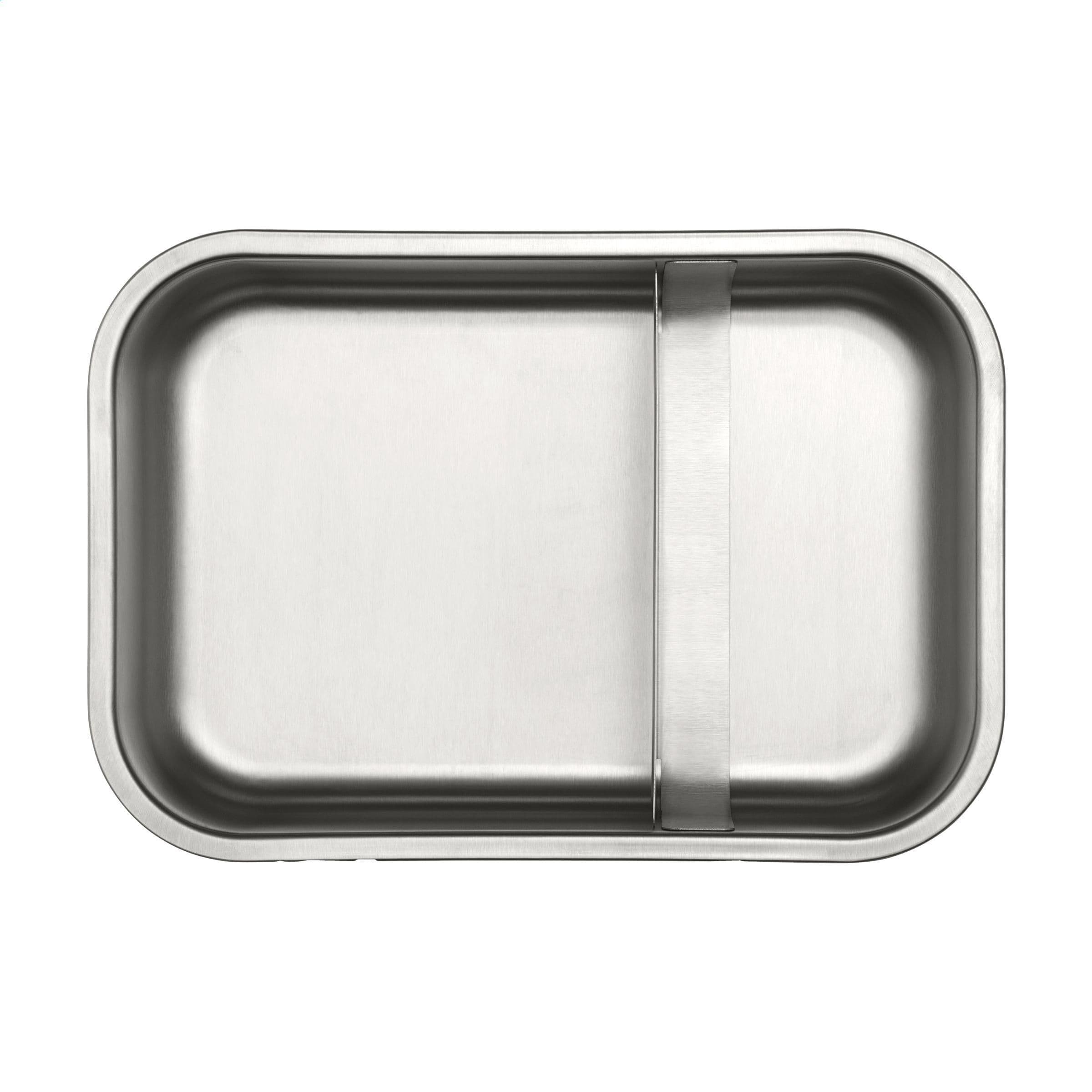Boîte à lunch repas Brabantia Make & Take grande 2 L acier inoxydable en situation
