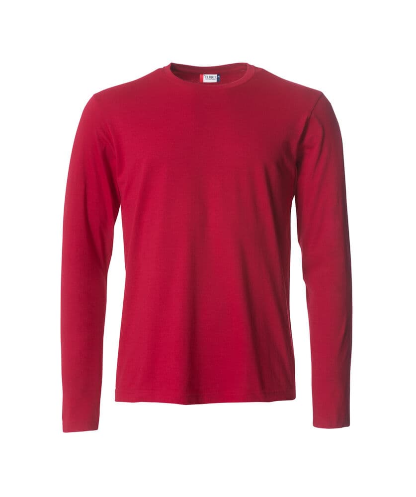 Clique Basic-T L/S coloris Rouge