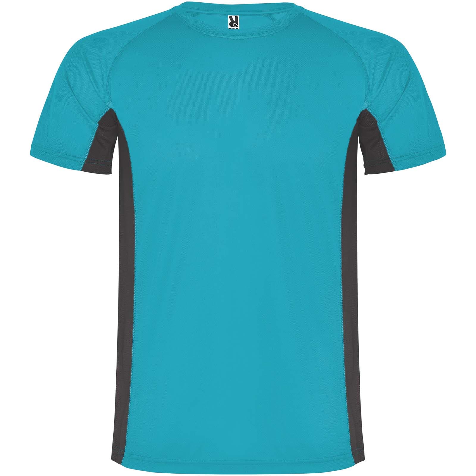 T-shirt de sport de 140 g/m² Shanghai à manches courtes pour homme coloris Turquoise