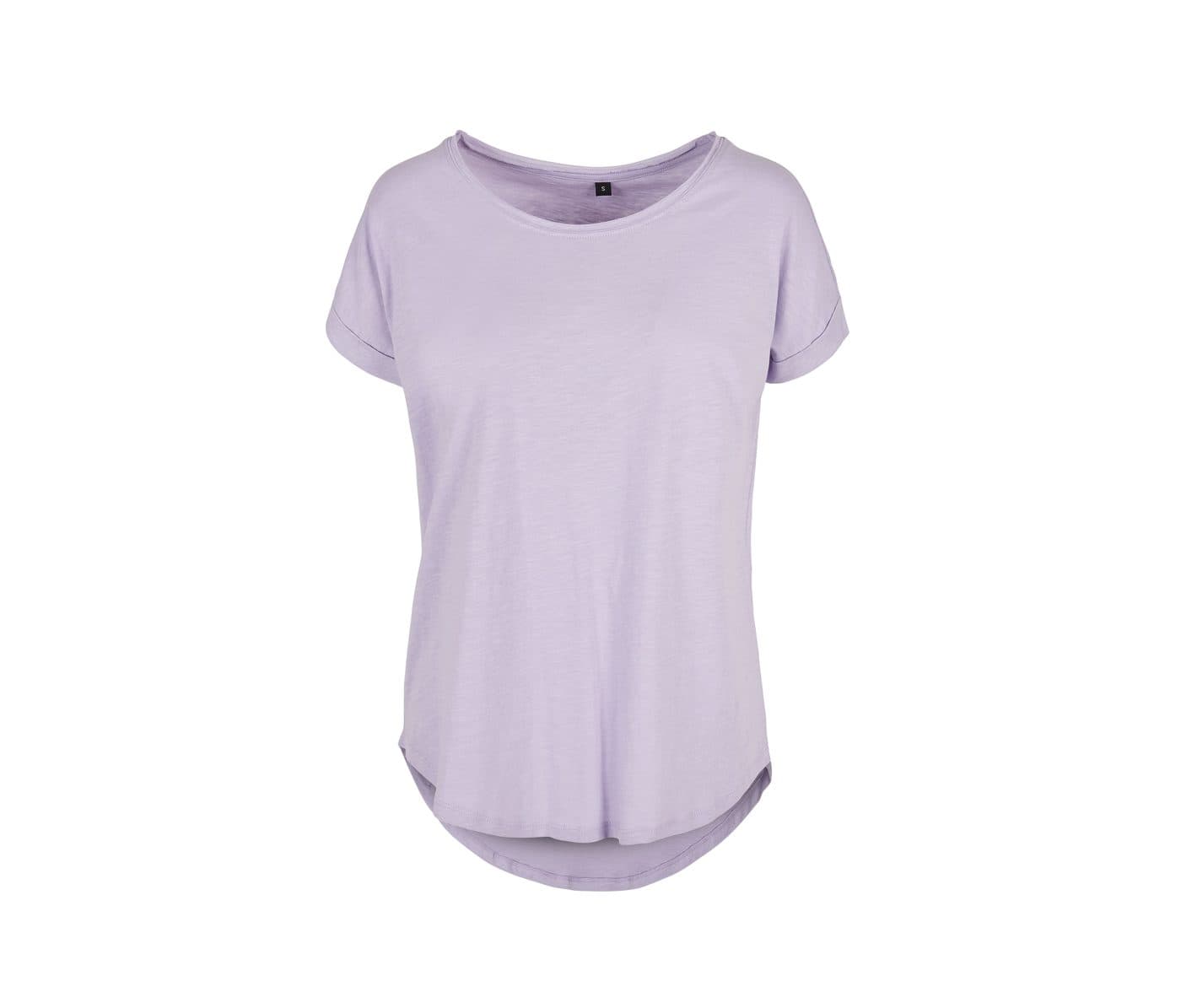 LADIES LONG SLUB TEE coloris Lilas