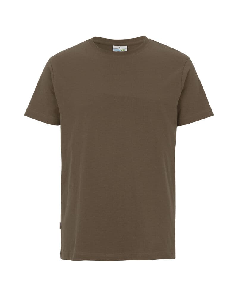 T-SHIRT HOMME - CERTIFIÉ GOTS coloris Brun