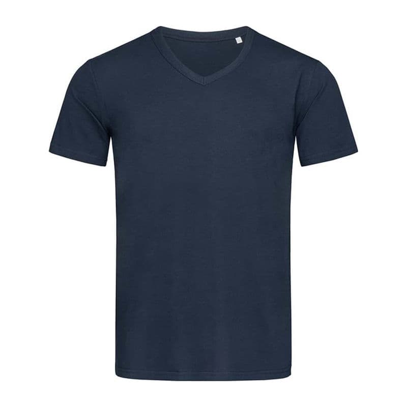 Ben V-neck Unisex T-shirt coloris Bleu marina