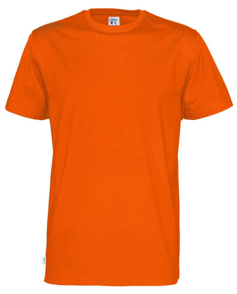 T-SHIRT HOMME - CERTIFIÉ GOTS coloris Orange