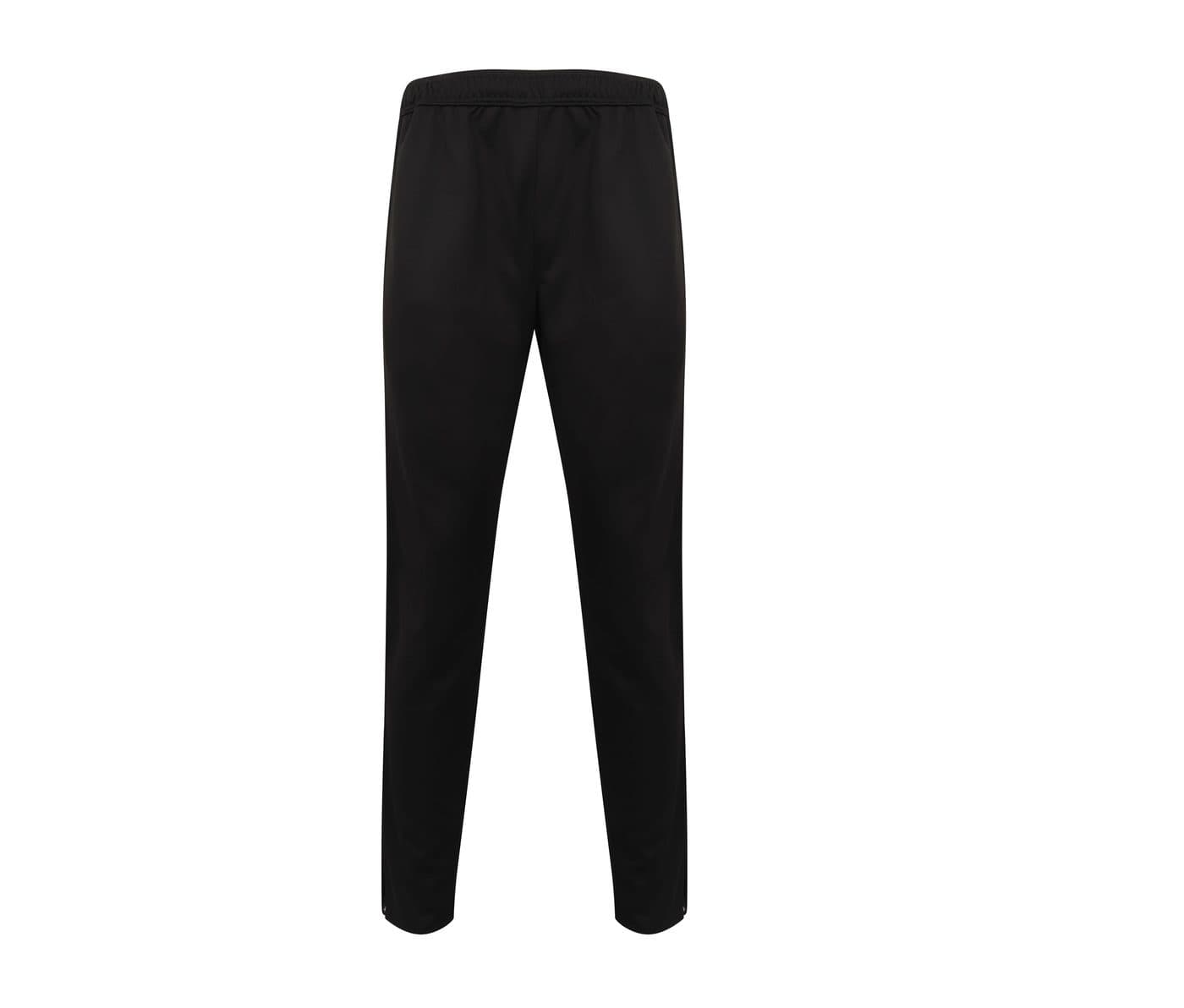 ADULT'S SLIM LEG KNITTED TRACKSUIT PANTS coloris Noir / Gris canon de fusil
