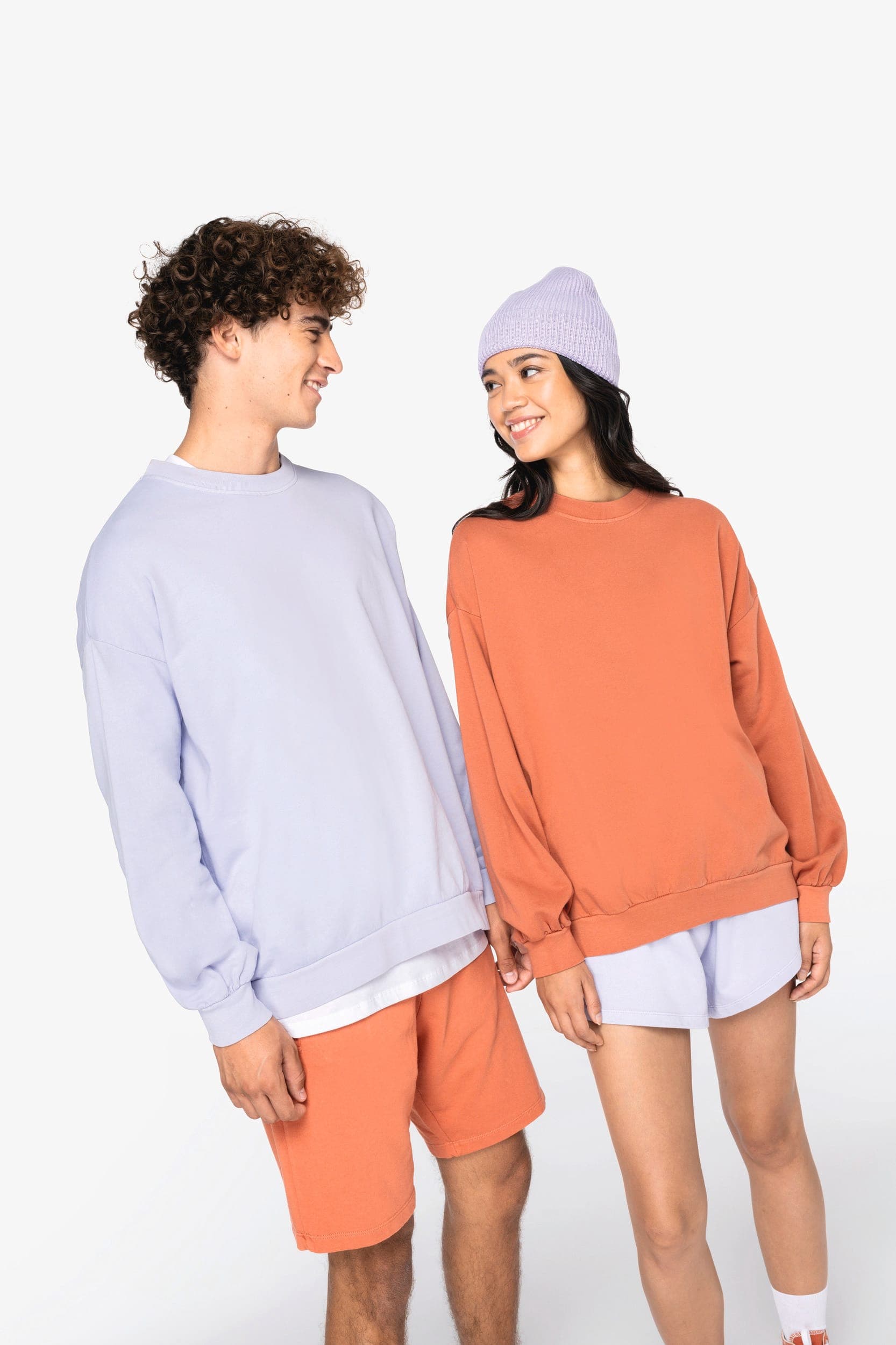 Sweat-shirt écoresponsable oversize French Terry unisexe