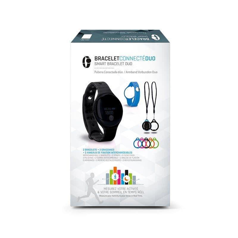 BRACELET D'ACTIVITE AVEC BRACELET INTERCHANGEABLE en situation