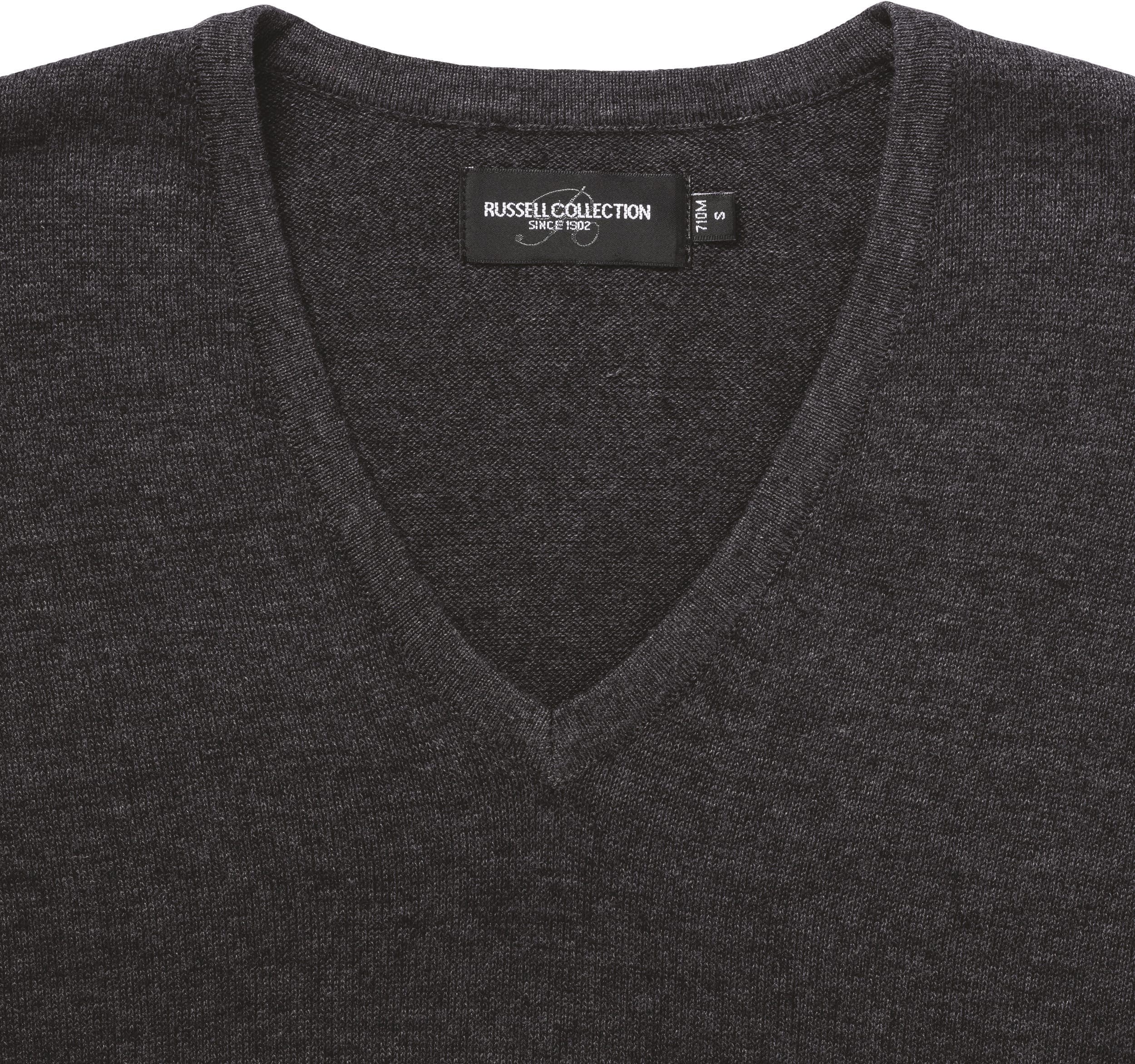Pullover femme col v en situation