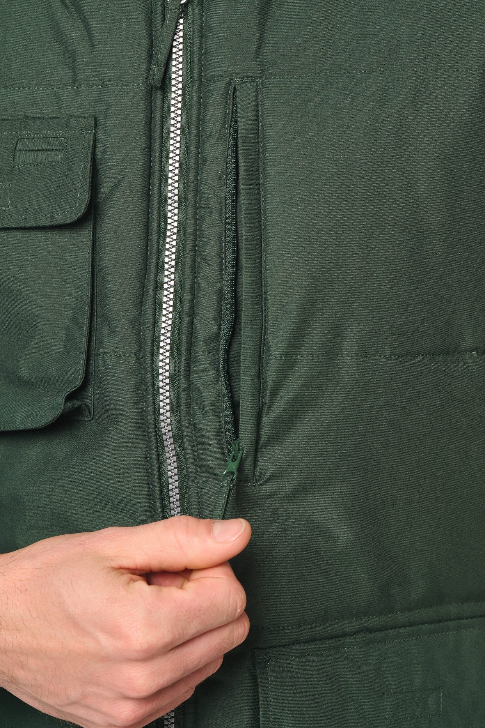 Bodywarmer matelassé homme en situation