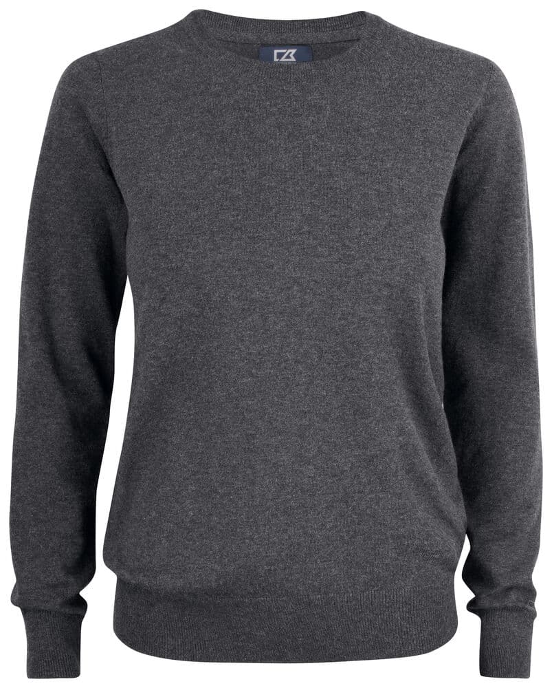 Pull col ras du cou Cutter & Buck Oakville femme coloris Anthracite chiné