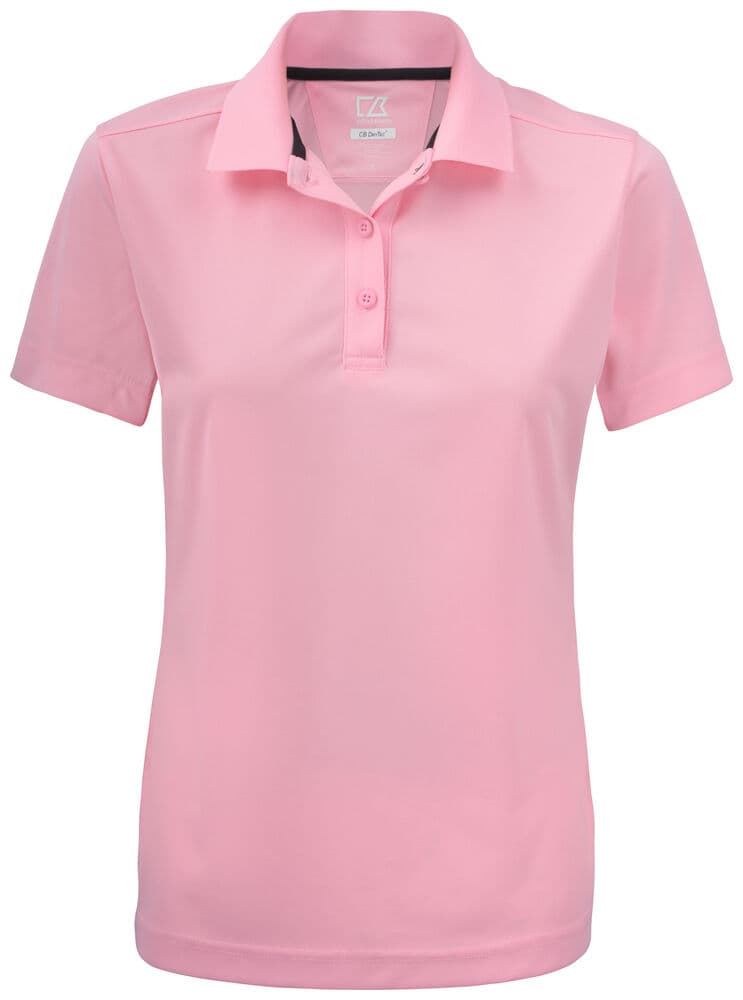 Polo Cutter & Buck Kelowna femme coloris Rose brume