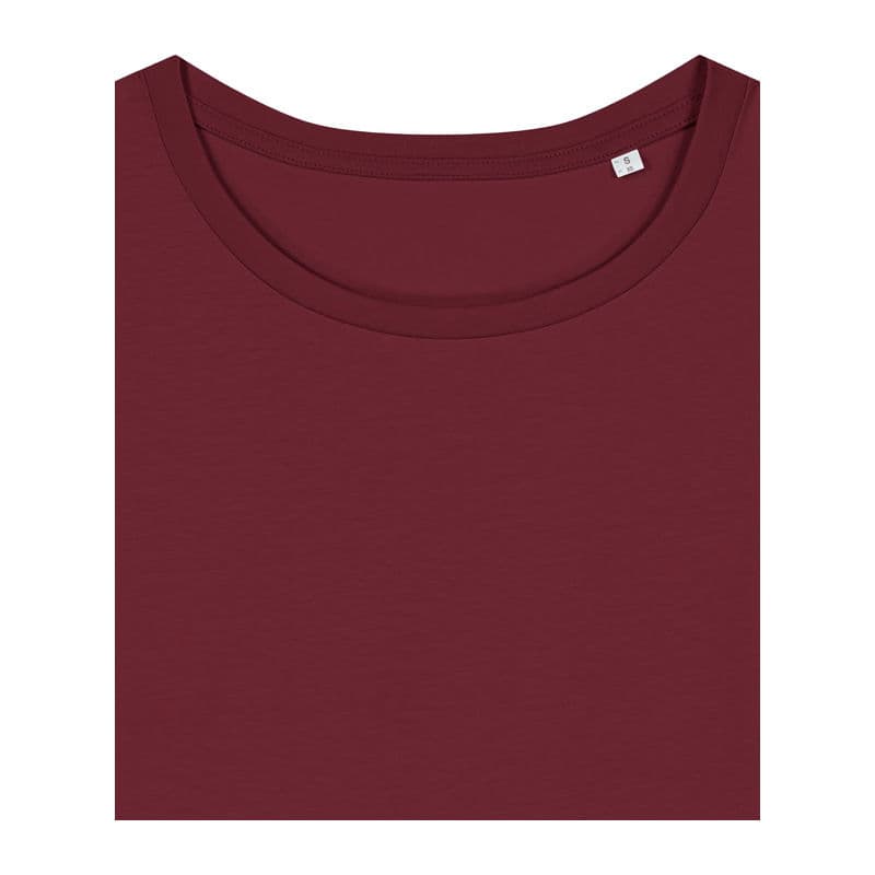 Stella Serena women's scoop neck t-shirt coloris Bordeaux