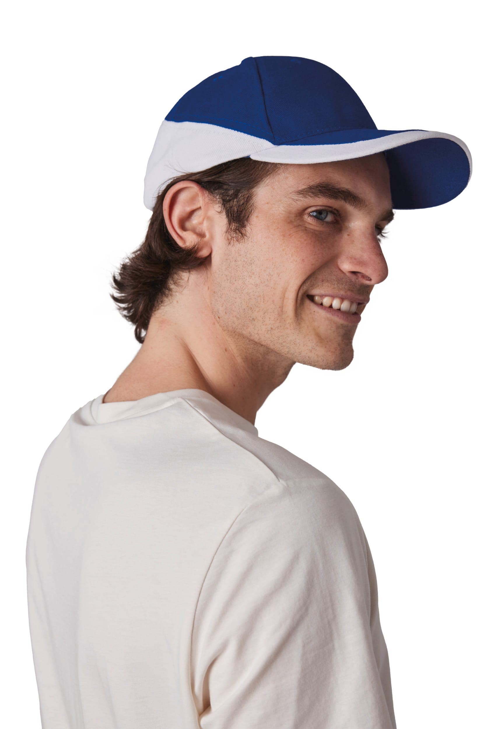 Racing - Casquette bicolore 6 panneaux en situation