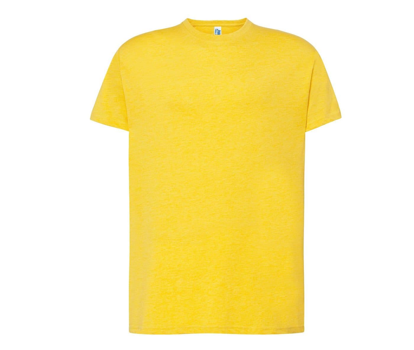MAN REGULAR T-SHIRT coloris Moutarde chiné