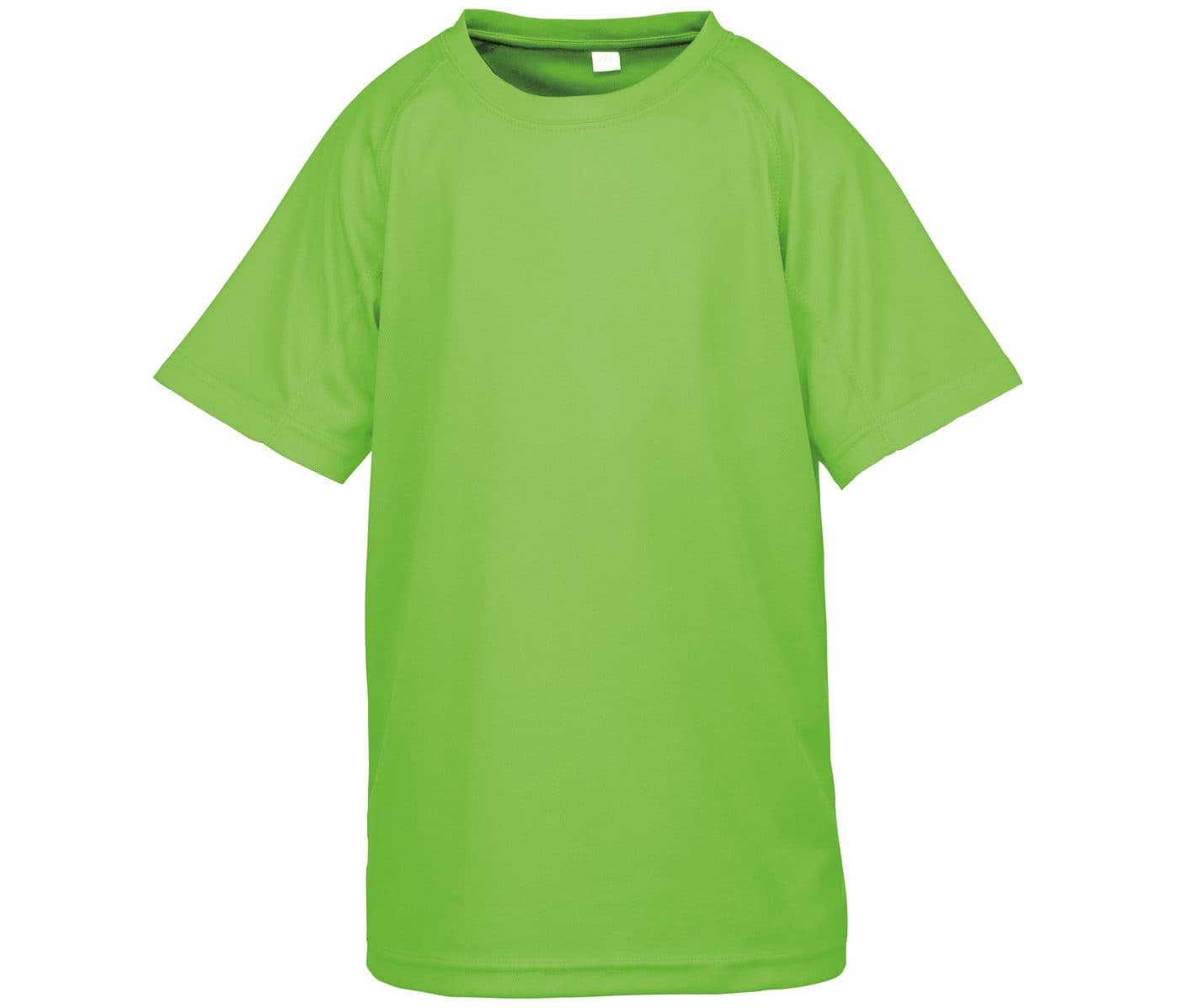 JUNIOR PERFORMANCE AIRCOOL TEE coloris Vert citron