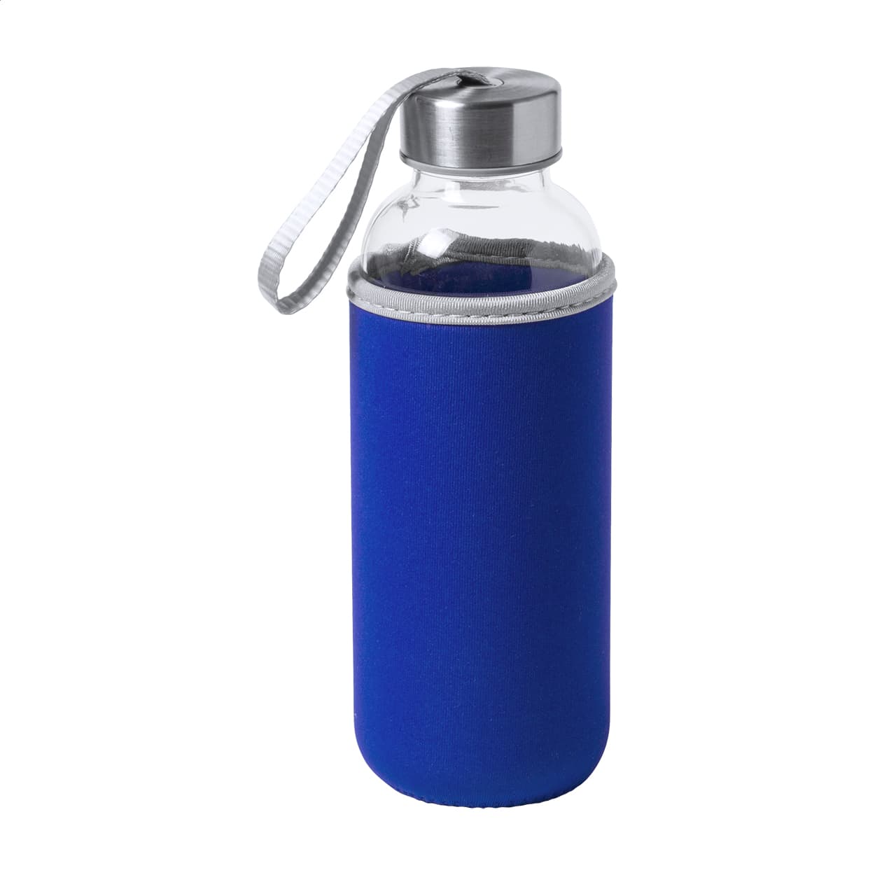Bouteille en verre coloris Bleu
