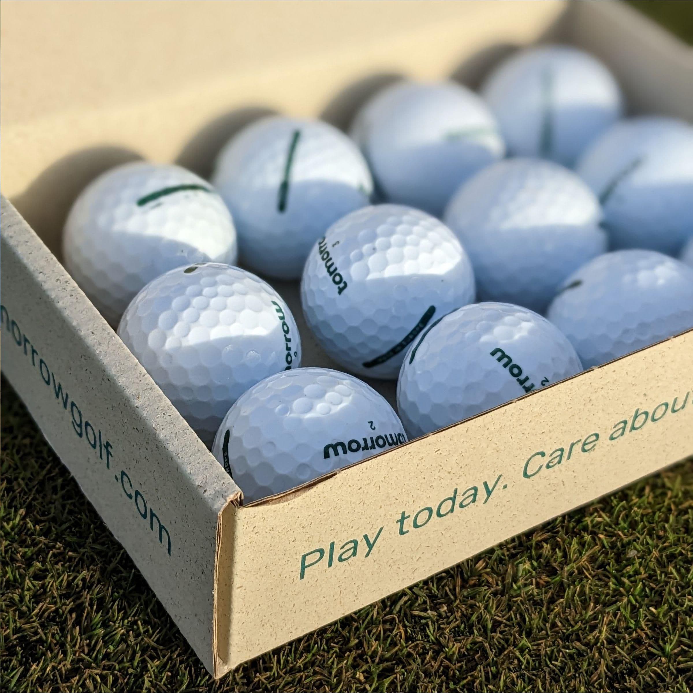 Balles de golf tomorrow golf pack unique en situation