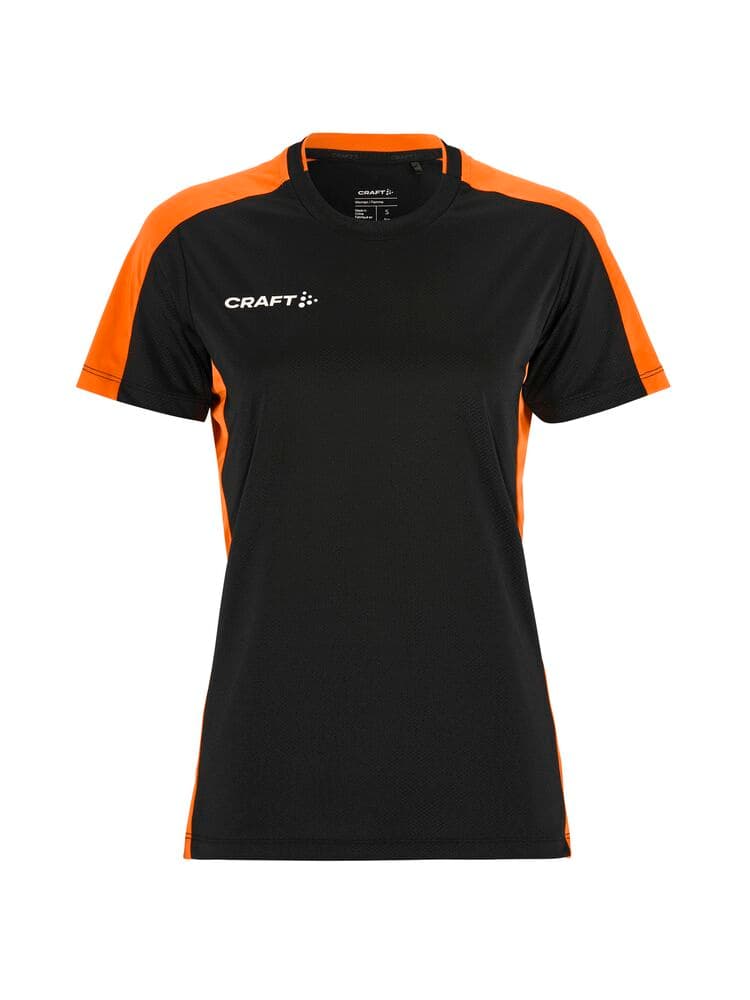 Craft Evolve 2.0 contrast jersey w coloris Noir / Orange