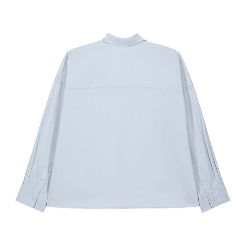 The Stella Harper femme chemise boxy coloris Bleu Summer